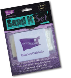 Core'dinations Sand It Set including Dust Buddy
