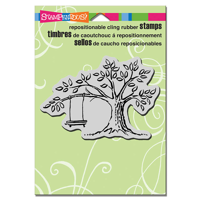 Stampendous Cling Rubber Stamp Twisted Tree 