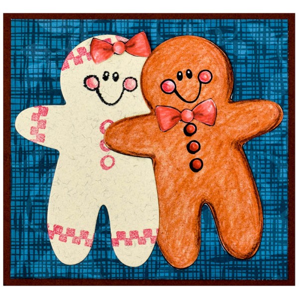 Gingerbread Baker Blue by Fran Seiford